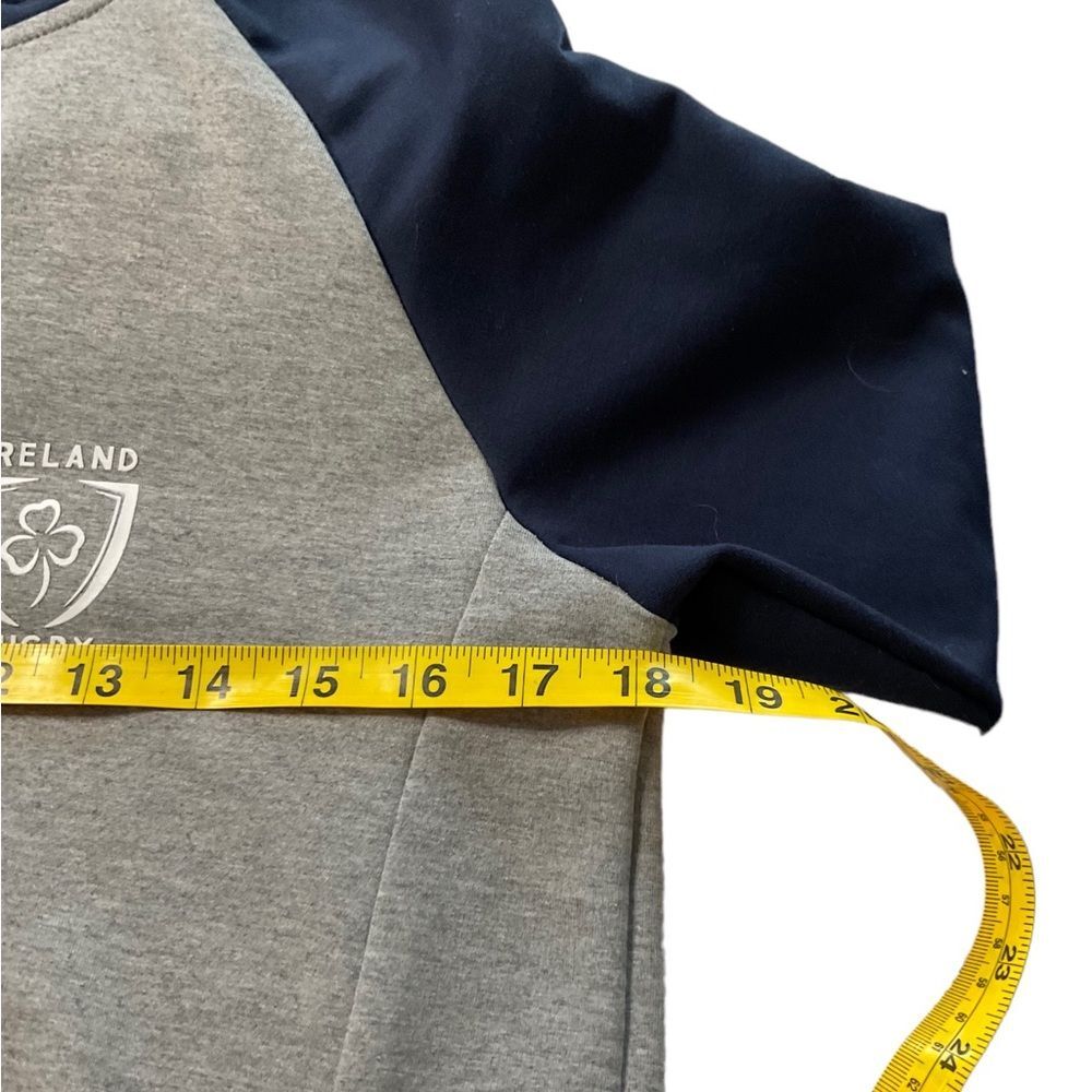 St. Bernard for Dunnes Stores Blue Gray Ireland Rugby Hoodie Size S 33/34 Chest - Picture 10 of 14